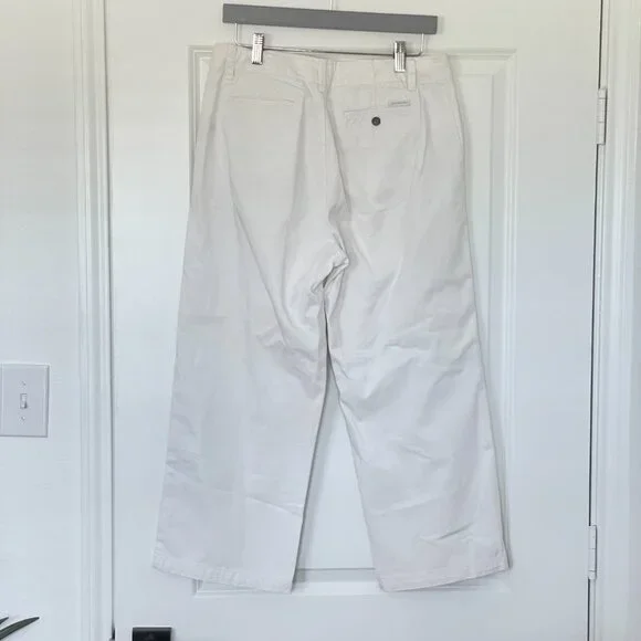 Calvin Klein Jeans Beige Cotton Ankle or Capri Pant – Women’s Size 10 - Picture 2 of 10